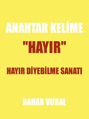 cover image of Anahtar Kelime "Hayır"